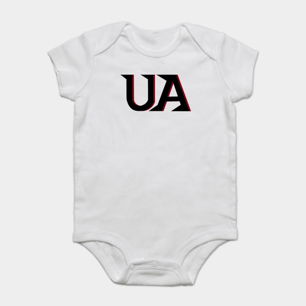 UA Logo Baby Bodysuit by Untapped Arsenal 